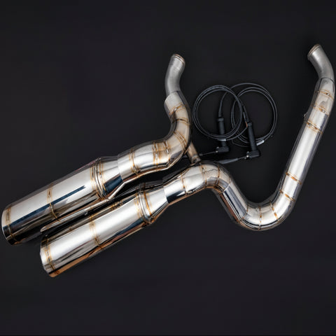 J&H Doctor Gangster Exhaust System Polished Welded E5
