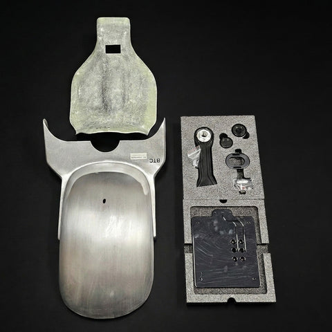 Rear Fender Set with Seat Plate and Sidemount License Plate Holder