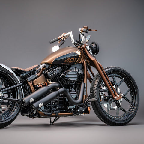 J&H Doctor Gangster Headers Wrinkle Black E5+