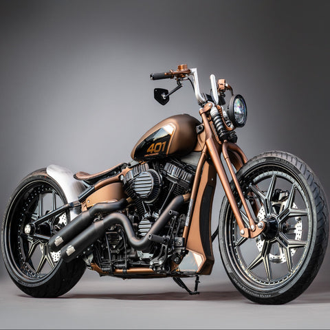 J&H Doctor Gangster Exhaust System Wrinkle Black E5