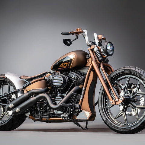J&H Doctor Gangster Exhaust System Wrinkle Black E5+