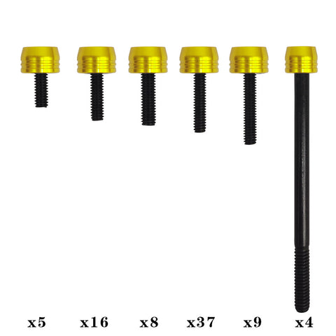 Multi-Color Engine Screws