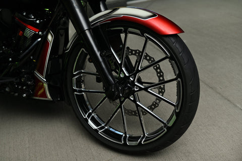 T&S Wrapper Front Fender  for 23" Wheel Touring 2014-2023