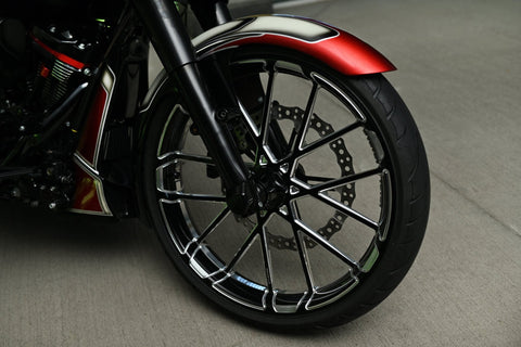 T&S Wrapper Front Fender  for 23" Wheel Touring 1996-2013