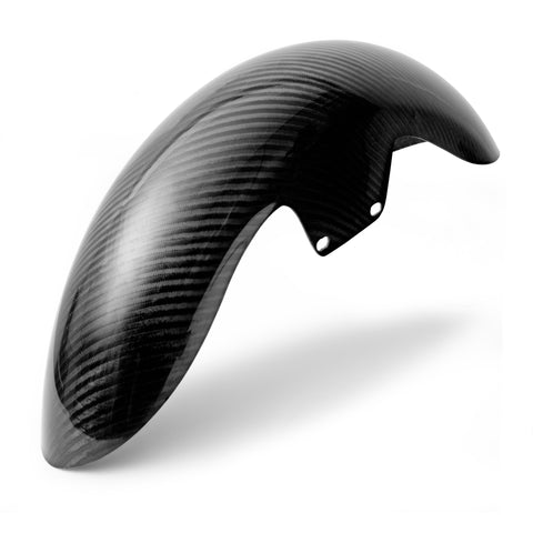 Mid Length Carbon Fiber Front Fender for Harley Davidson Touring 2014-2023