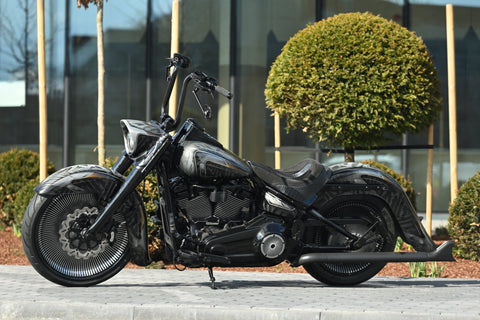 "El Cabron" Chicano style Front Fender for 23" Wheel Softail 2000-2017