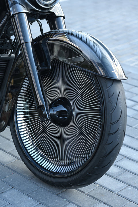 "El Cabron" Chicano style Front Fender for 23" Wheel Softail 2000-2017
