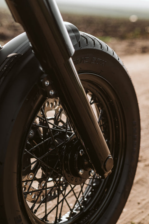 2018-2025 M8 Softail FXBB, FLFB, FXST Black Front Wheel Spacer Kit