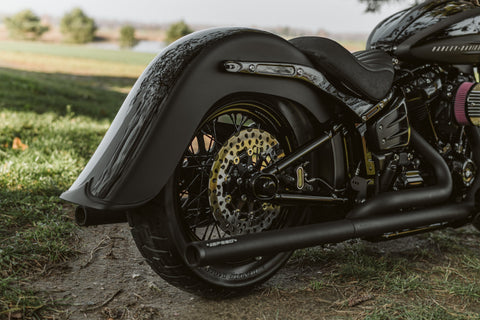 4" Stretch Softail M8 FXBB/S FXST Street Bob Rear Fender with Tip 2018-2025
