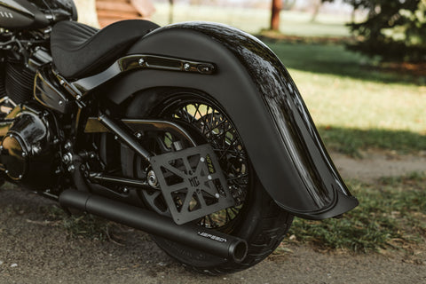 4" Stretch Softail M8 FXBB/S FXST Street Bob Rear Fender with Tip 2018-2025