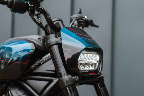 2021-Later Sportster S "Street Warrior" Headlight Fairing Mask