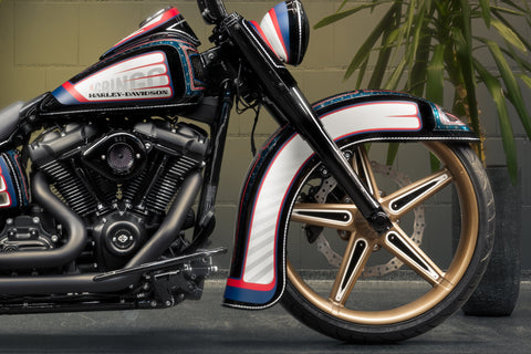 23” Front Fender 2018-2025 M8 Softail “Hot Rod Series”