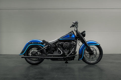 4" Stretch Softail M8 Rear Fender with Tip 2018-2025