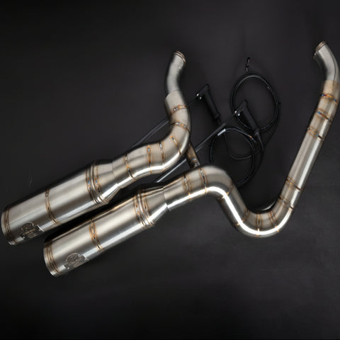 J&H Doctor Gangster Exhaust System Polished Welded E4