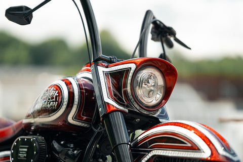 "El Cabron" Headlight Nacelle for Harley Davidson Heritage 2018 up models