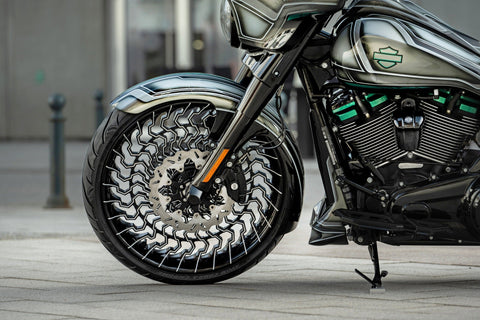 Performance Series Front Wheel Axle Covers for Harley Davidson Touring 2014-2024 models