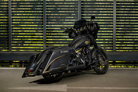 Set of stretched fender and saddlebags Magnus for Harley Davidson Touring 2014 up