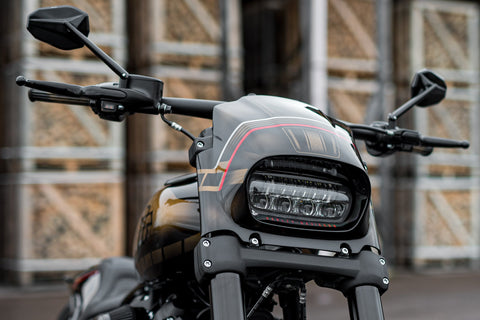 "Aggressor" Series Softail Fat Bob FXFB FXFBS Headlight Fairing 2018-2025