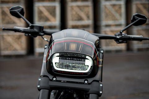 "Aggressor" Series Softail Fat Bob FXFB FXFBS Headlight Fairing 2018-2025