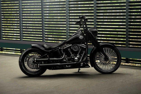 Outlaw Series Radiator Cover for Harley Davidson Softail 2007-2017 models