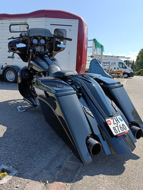 Set of stretched fender and saddlebags Magnus for Harley Davidson Touring 2009-2013