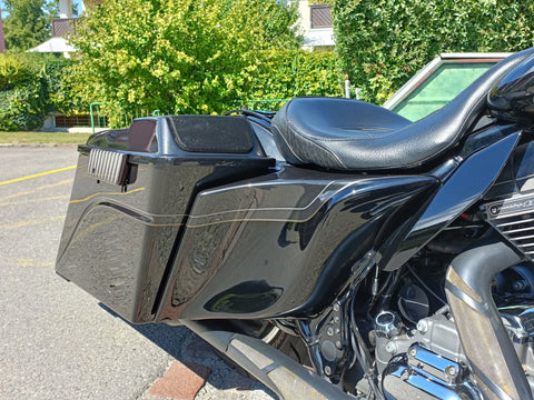 Set of stretched fender and saddlebags Magnus for Harley Davidson Touring 2009-2013