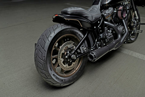 Crook Series Short Rear Fender for Harley Davidson Street Bob, Softail Standard 180-200 tire