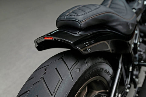 Crook Series Short Rear Fender for Harley Davidson Low Rider, Heritge, Fat Bob 180-200 tire
