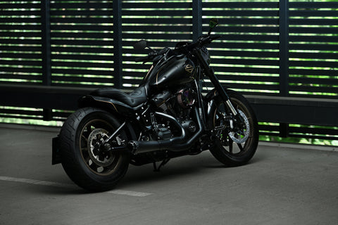 Crook Series Short Rear Fender for Harley Davidson Low Rider, Heritge, Fat Bob 180-200 tire