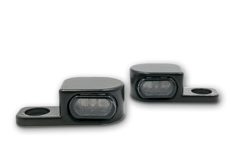 Imperceptible Front LED Turn Signals E-marked for 1998-2014 Softail models