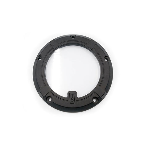 "Black Series" Clutch Cover for Harley Davidson Touring 2007-2016 Transparent