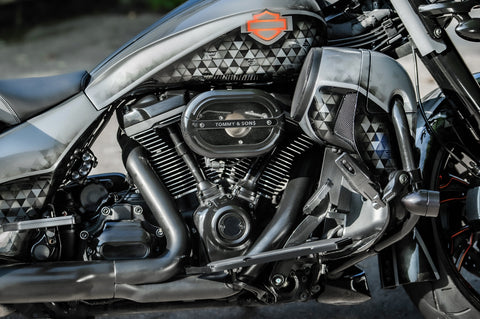 "Black Series" Air Filter for Harley Davidson Milwaukee-8 Transparent