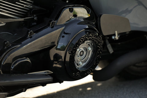 "Diamond Series" Clutch Cover for Harley Davidson Touring 2017 up Transparent