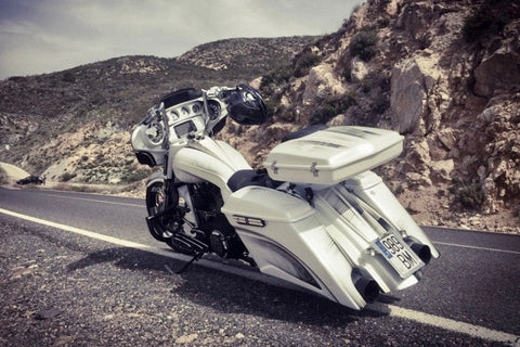T&S Chopped Tour Pack For Harley Davidson Touring 1993 up models