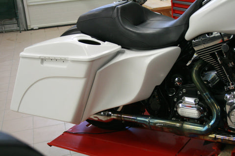 Stretched Side Covers for Harley Davidson Touring 2009-2013 models
