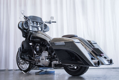 Magnus Stretched Saddlebags w/o Lids for Harley Davidson Touring 2014 up models