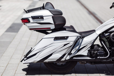 Set of stretched fender and saddlebags Magnus for Harley Davidson Touring 2014 up