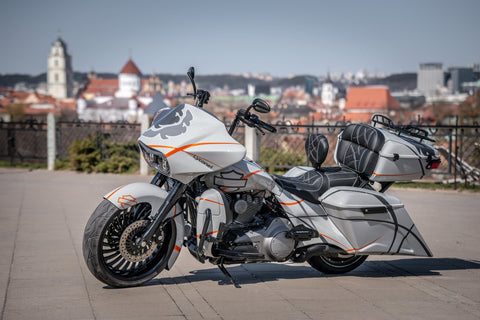 Magnus Stretched Saddlebags w/o Lids for Harley Davidson Touring 2014 up models