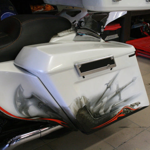 Tommy&Sons Torre Saddlebag Lids for Harley Davidson Touring 1993-2013 models