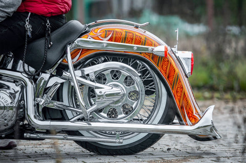Chicano style Stretched Rear Fender for  Harley Davidson Softail from 2000 to 2017