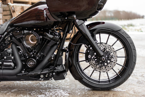 "Wrapper" Front Fender For 18X5.5" Fat Wheels With Stock Legs Touring 2014-2023