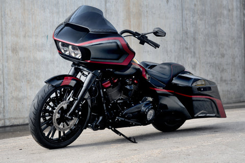 Black Series Windshield Trim for Harley Davidson Road Glide 2015-2023