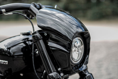 "Aggressor" Series Softail Street Bob FXBB/S And Low Rider FXLR Headlight Fairing 2018-2024