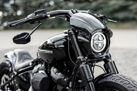 "Aggressor" Series Softail Street Bob FXBB/S And Low Rider FXLR Headlight Fairing 2018-2024