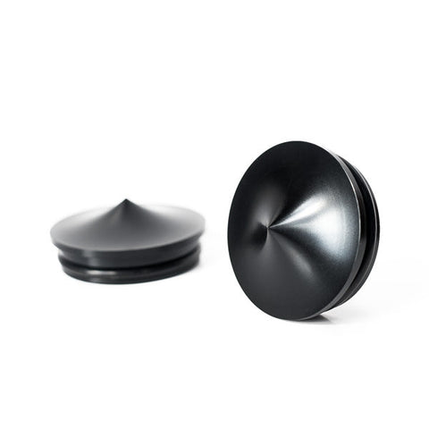 All V-Rod Swingarm Pivot Cover Kit Black Anodized "Spyker"