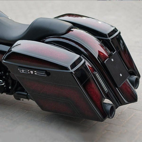 4″ Stretch-Down Extended Touring Saddlebags 2014-2023
