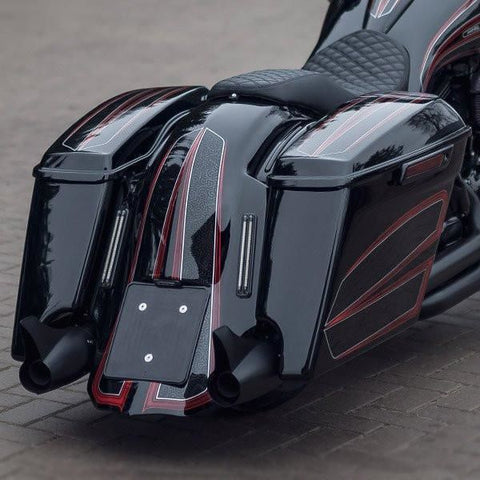 4″ Stretch-Down Extended Touring Saddlebags 2014-2023