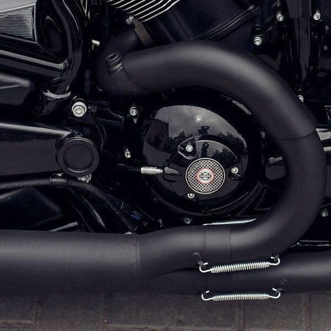 All V-Rod Swingarm Pivot Cover Kit Black Anodized