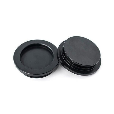 All V-Rod Swingarm Pivot Cover Kit Black Anodized