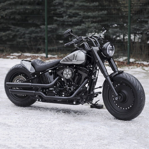 Short Bobber Softail Rear Fender and Seat Kit 2008-2017 “Short Oval”